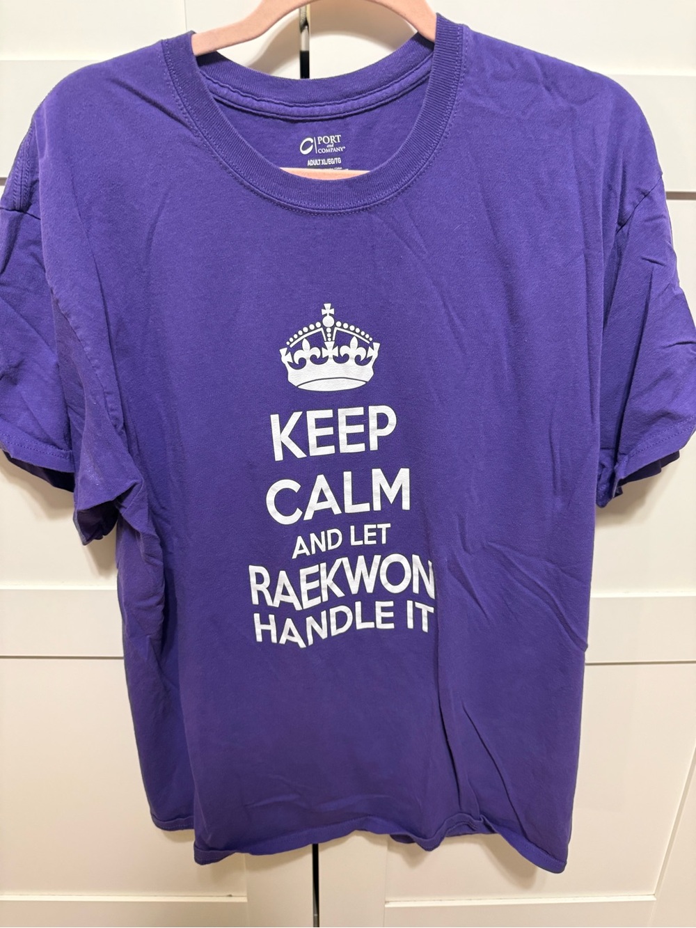 Wu Tang Purple Tape Raekwon Keep Calm Graphic Tee XL